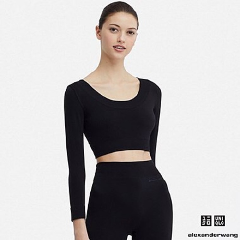 Alexander Wang x Uniqlo AIRism crop too T-shirt